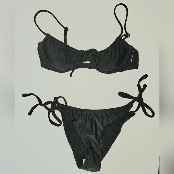 Black 2 Piece Bikini - Picture 4 of 6